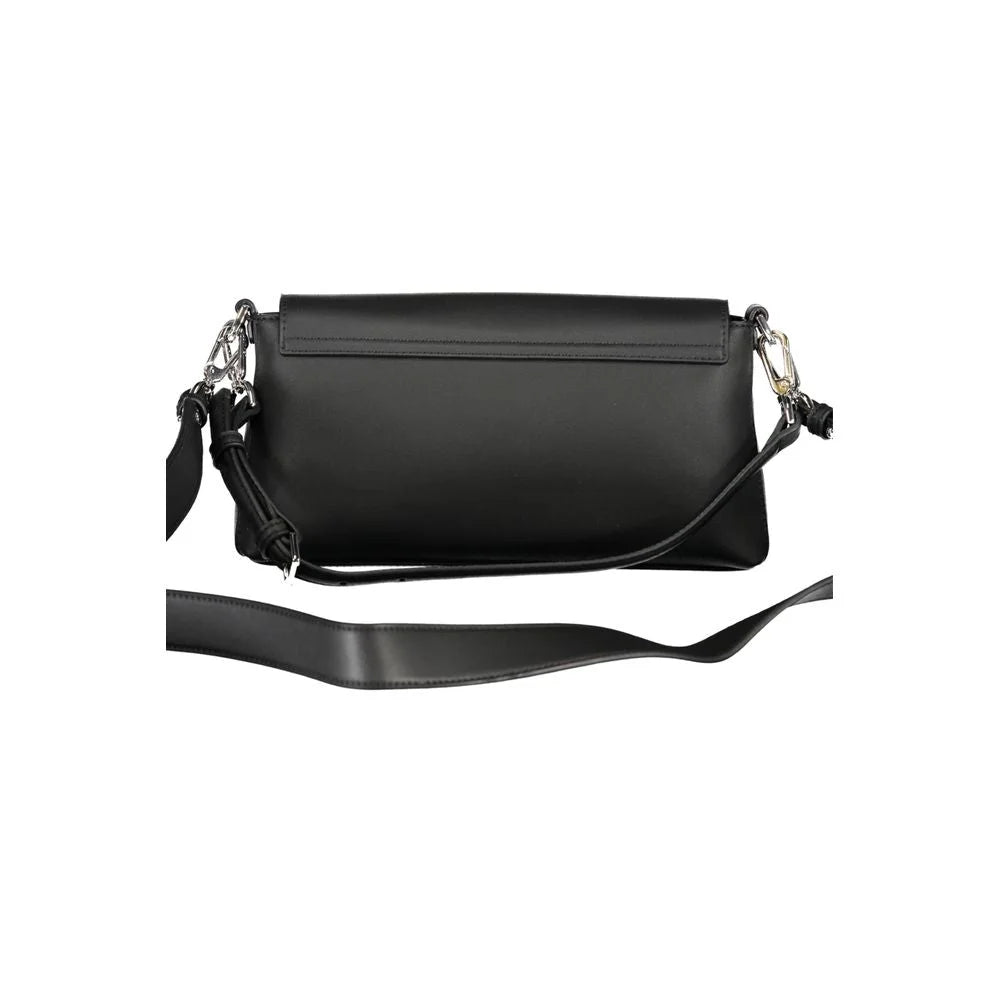 Calvin Klein Black Polyester Handbag - Cross Body Bags