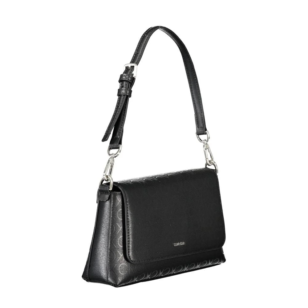 Calvin Klein Black Polyester Handbag - Cross Body Bags