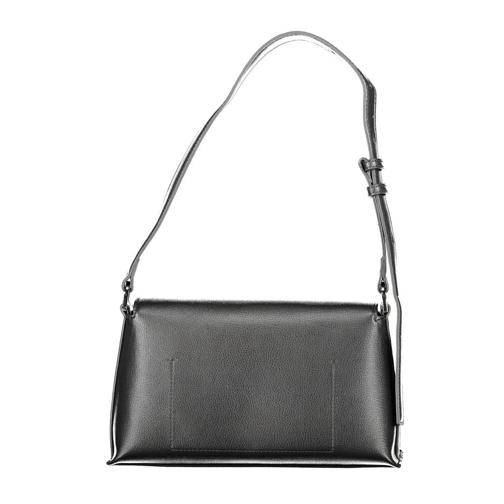 Calvin Klein Black Polyester Handbag - Cross Body Bags
