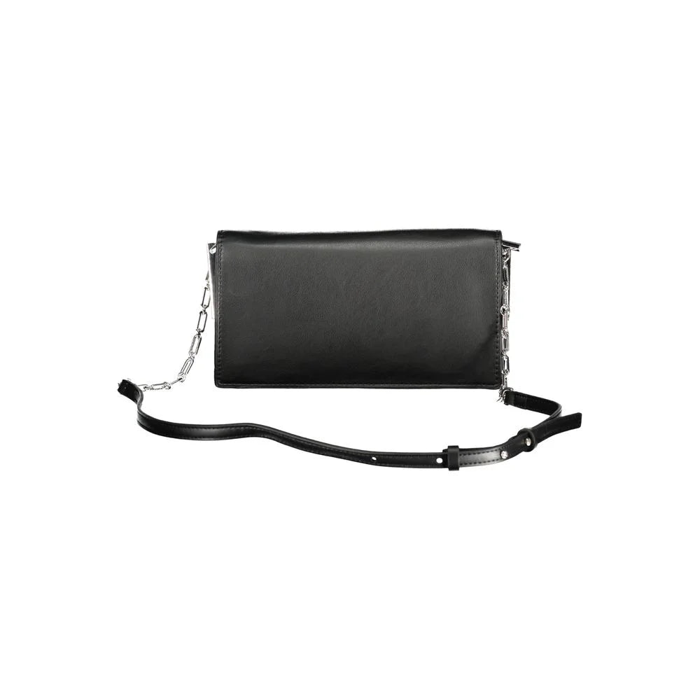 Calvin Klein Black Polyester Handbag - Cross Body Bags