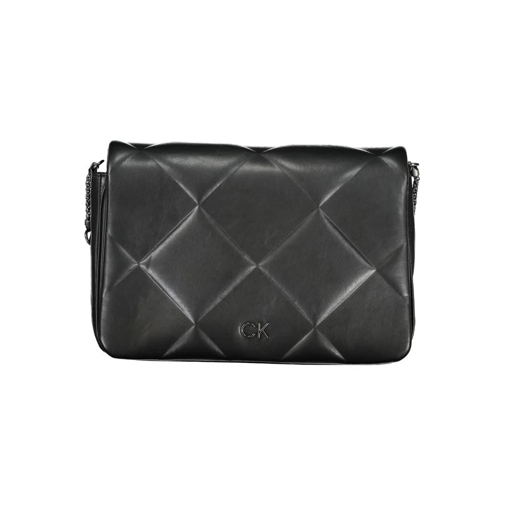 Calvin Klein Black Polyester Handbag - Cross Body Bags