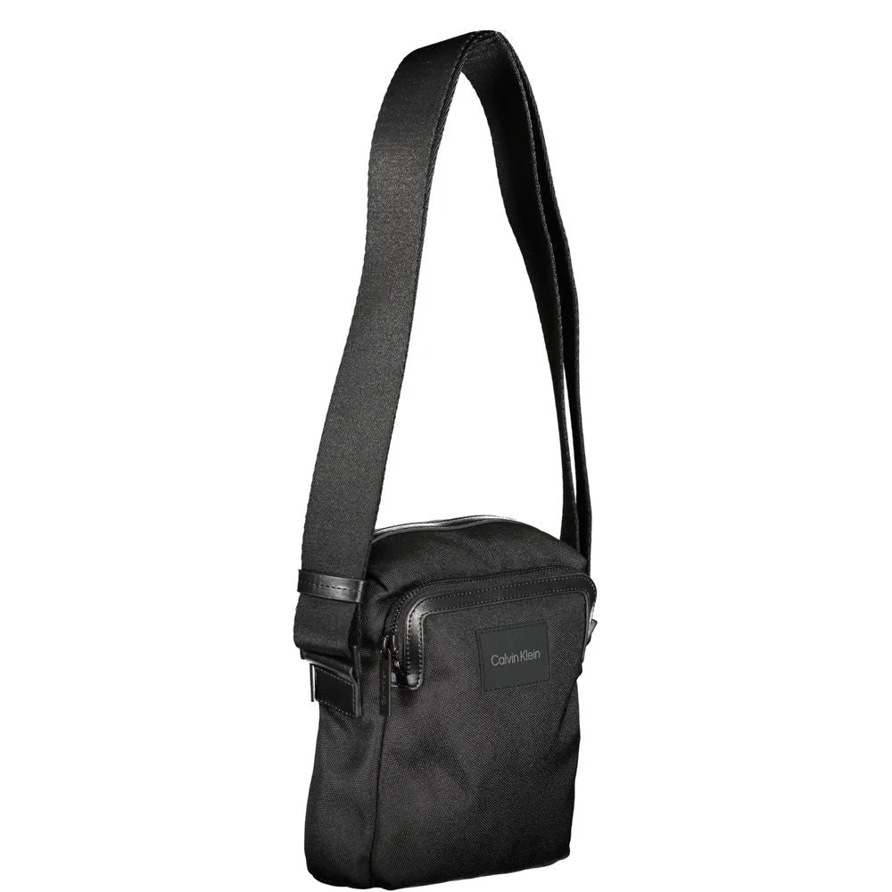Calvin Klein Black Polyester Handbag - Cross Body Bags