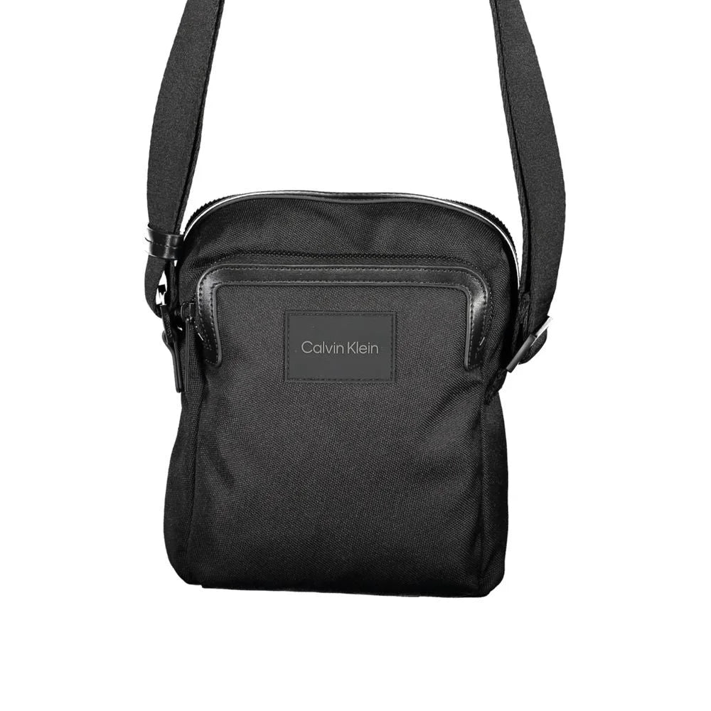 Calvin Klein Black Polyester Handbag - Cross Body Bags