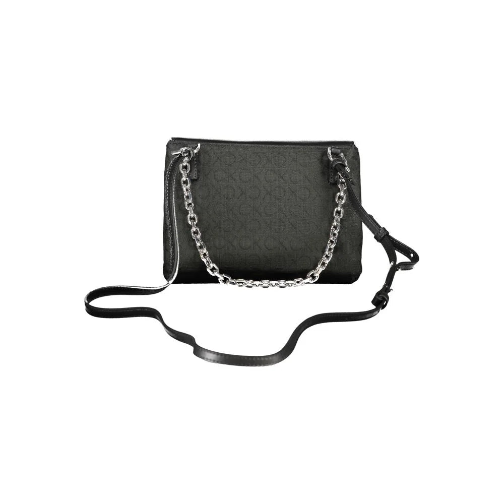 Calvin Klein Black Polyester Handbag - Cross Body Bags