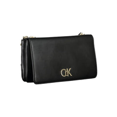 Calvin Klein Black Polyester Handbag - Cross Body Bags