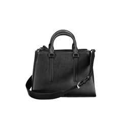 Calvin Klein Black Polyester Handbag - Satchel Bags