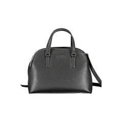 Calvin Klein Black Polyester Handbag - Satchel Bags