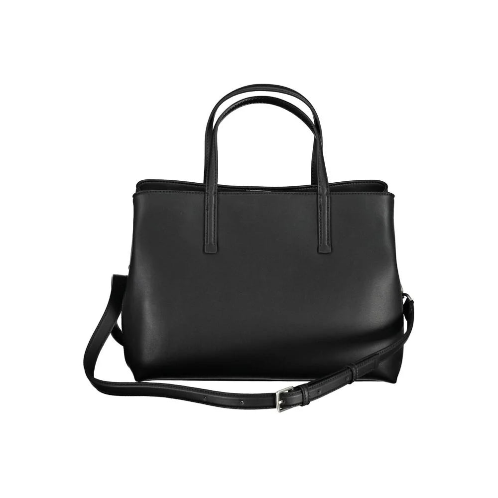 Calvin Klein Black Polyester Handbag - Shopper Bags