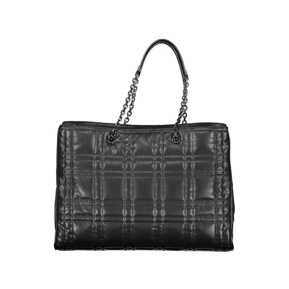 Calvin Klein Black Polyester Handbag - Shoulder Bags