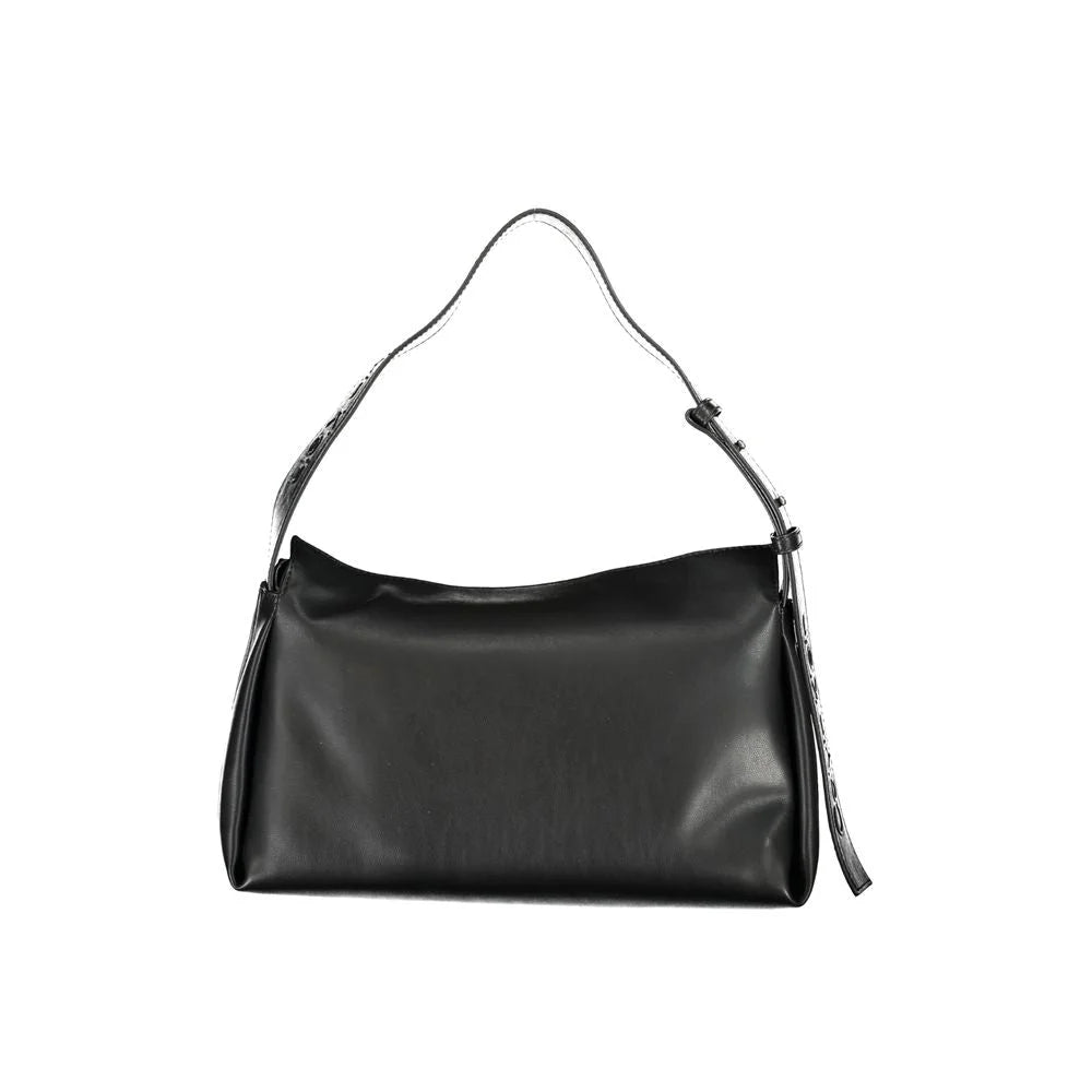 Calvin Klein Black Polyester Handbag - Shoulder Bags