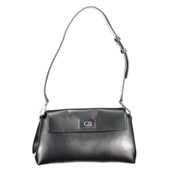 Calvin Klein Black Polyester Handbag - Shoulder Bags