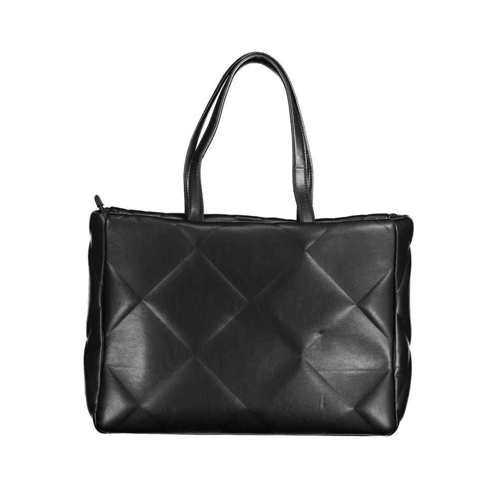 Calvin Klein Black Polyester Handbag - Shoulder Bags