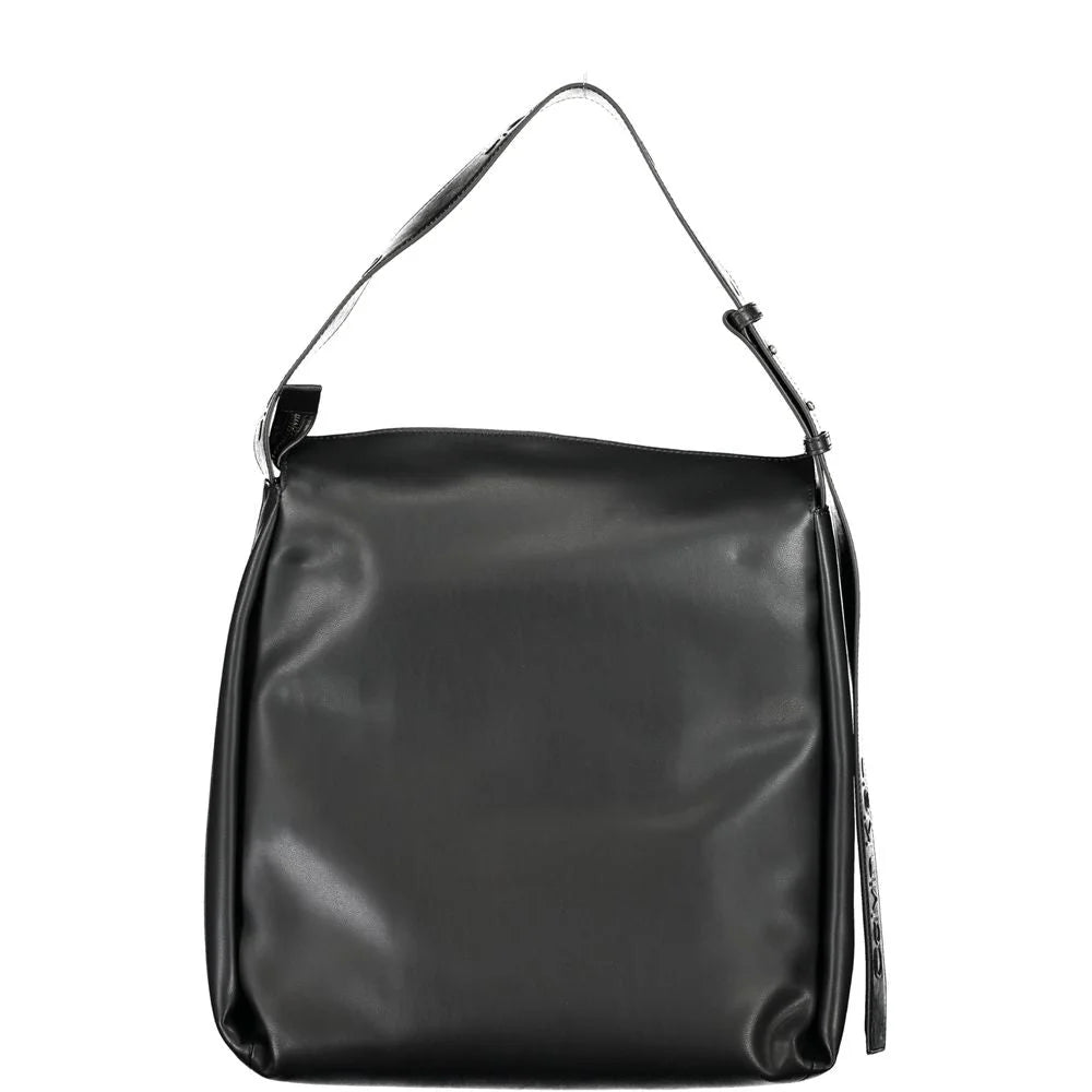 Calvin Klein Black Polyester Handbag - Shoulder Bags