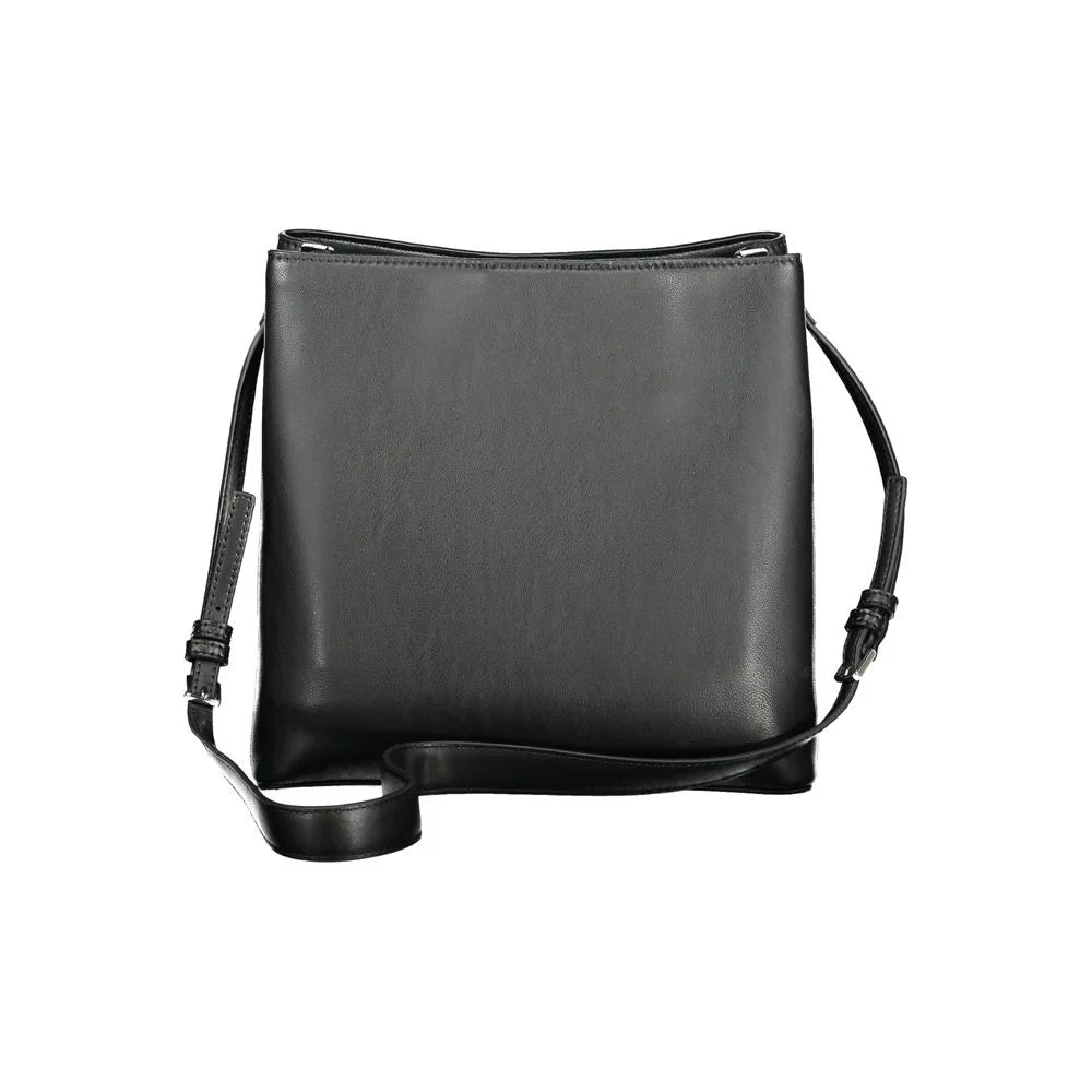 Calvin Klein Black Polyester Handbag - Shoulder Bags