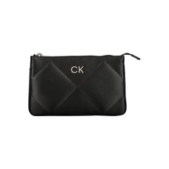 Calvin Klein Black Polyester Handbag - Shoulder Bags