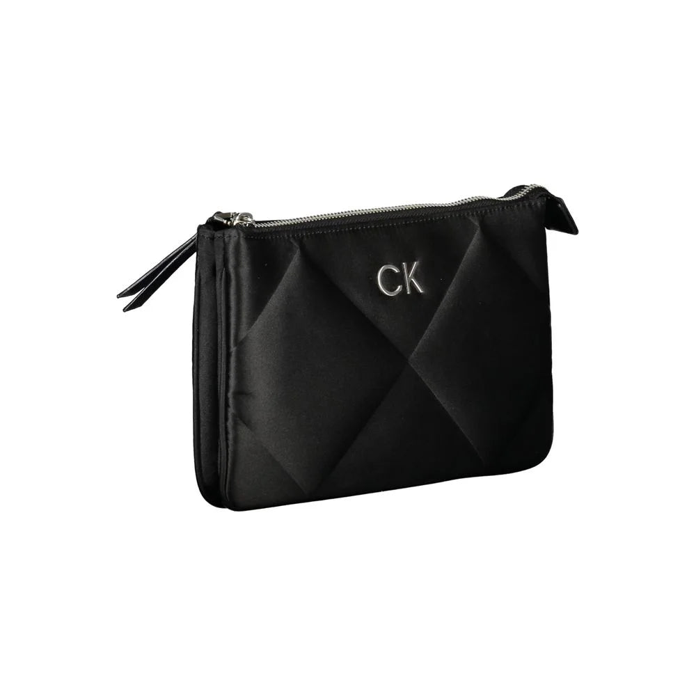 Calvin Klein Black Polyester Handbag - Shoulder Bags