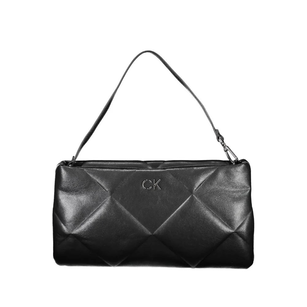 Calvin Klein Black Polyester Handbag - Shoulder Bags