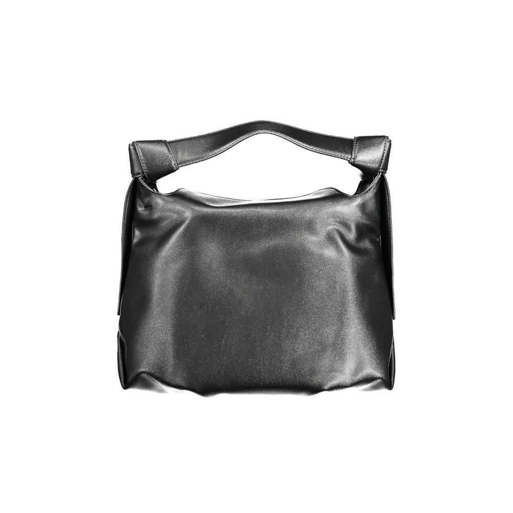 Calvin Klein Black Polyester Handbag - Shoulder Bags