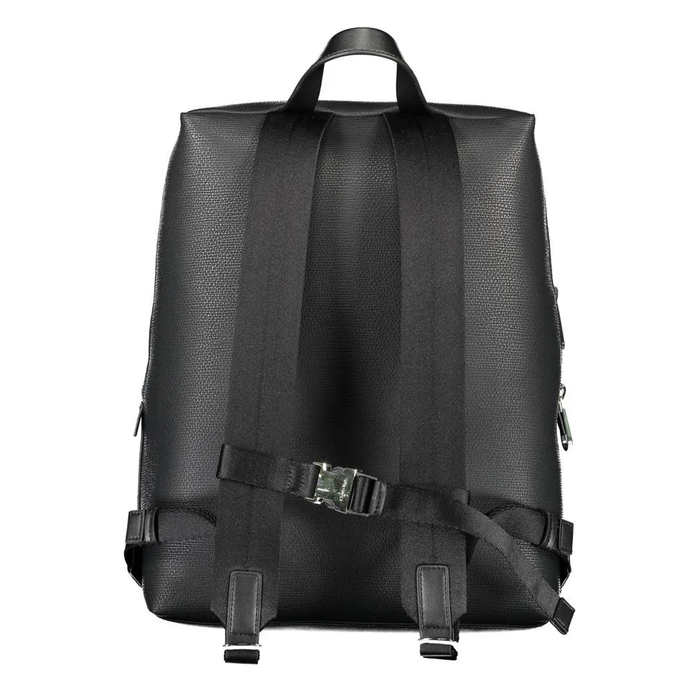 Calvin Klein Black Polyester Men Backpack - Backpacks