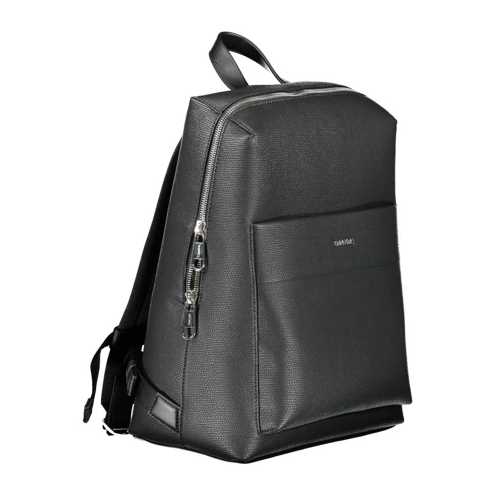 Calvin Klein Black Polyester Men Backpack - Backpacks