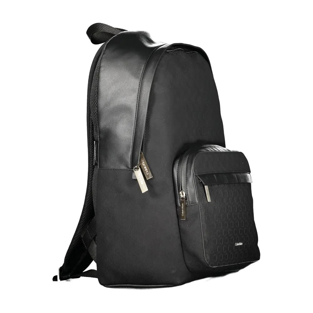 Calvin Klein Black Polyester Men Backpack - Laptop Backpacks