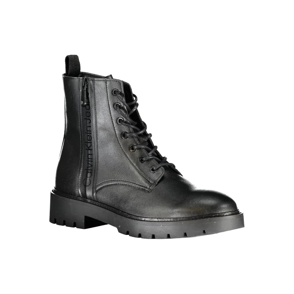 Calvin Klein Black Polyester Men Boot - Boots