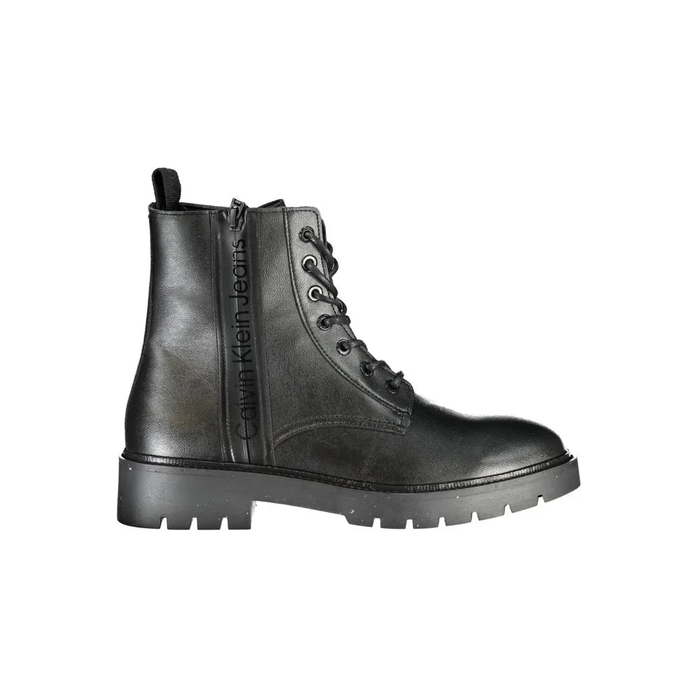 Calvin Klein Black Polyester Men Boot - Boots
