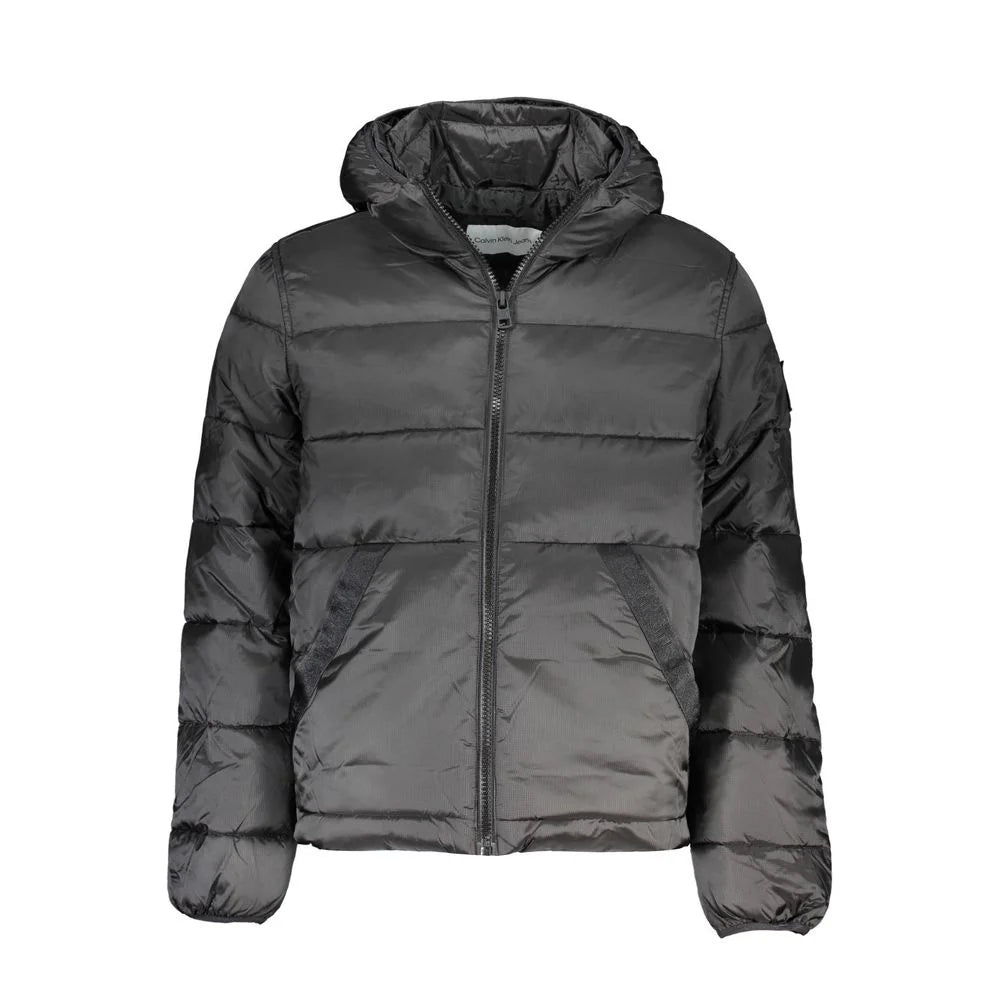 Calvin Klein Black Polyester Men Jacket - XL