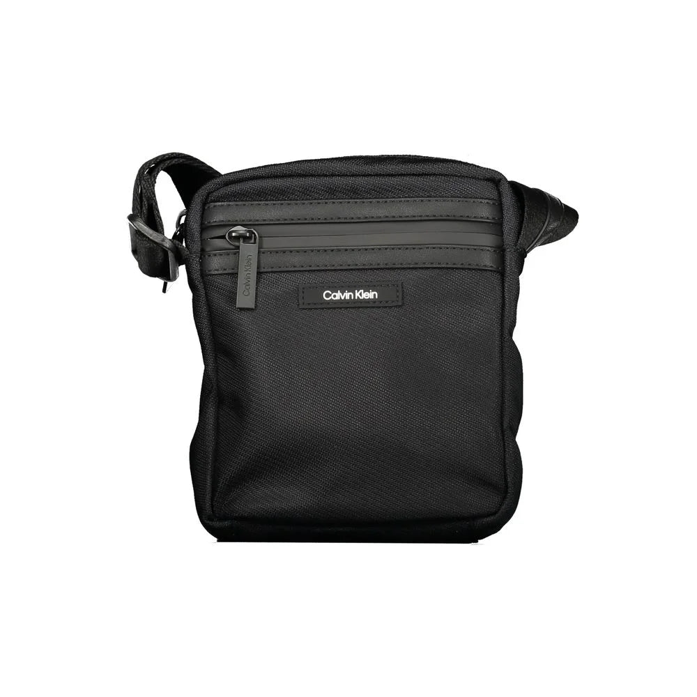 Calvin Klein Black Polyester Men Shoulder Bag