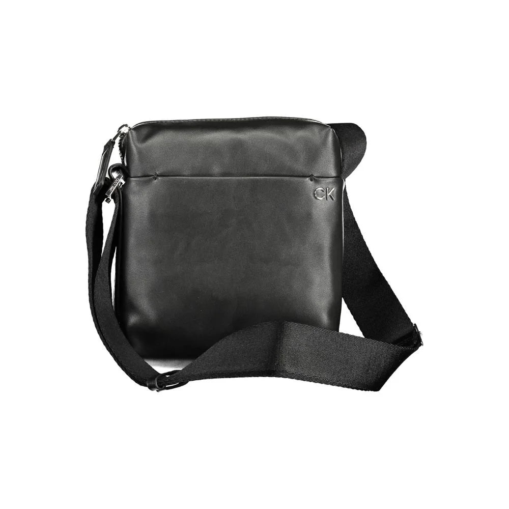 Calvin Klein Black Polyester Men Shoulder Bag - Cross Body Bags