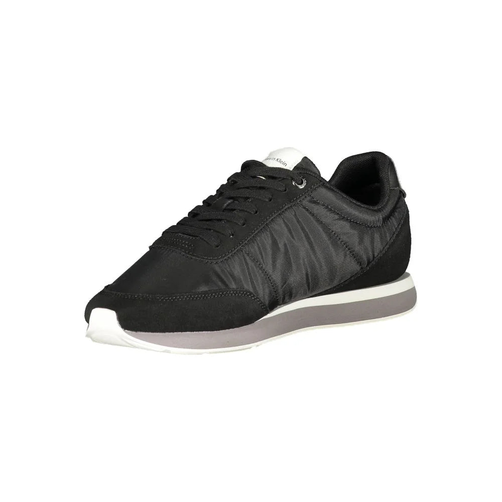 Calvin Klein Black Polyester Men Sneaker