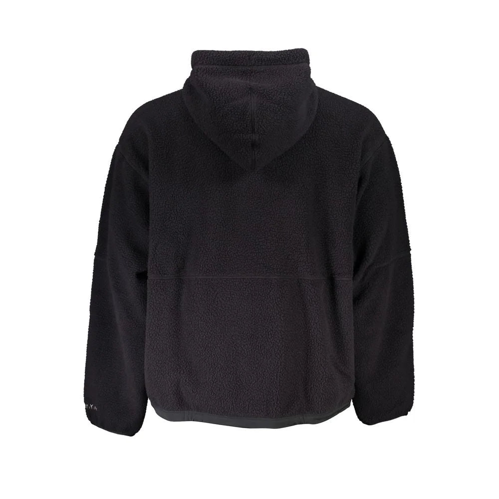 Calvin Klein Black Polyester Men Sweater with Hood - Hoodies