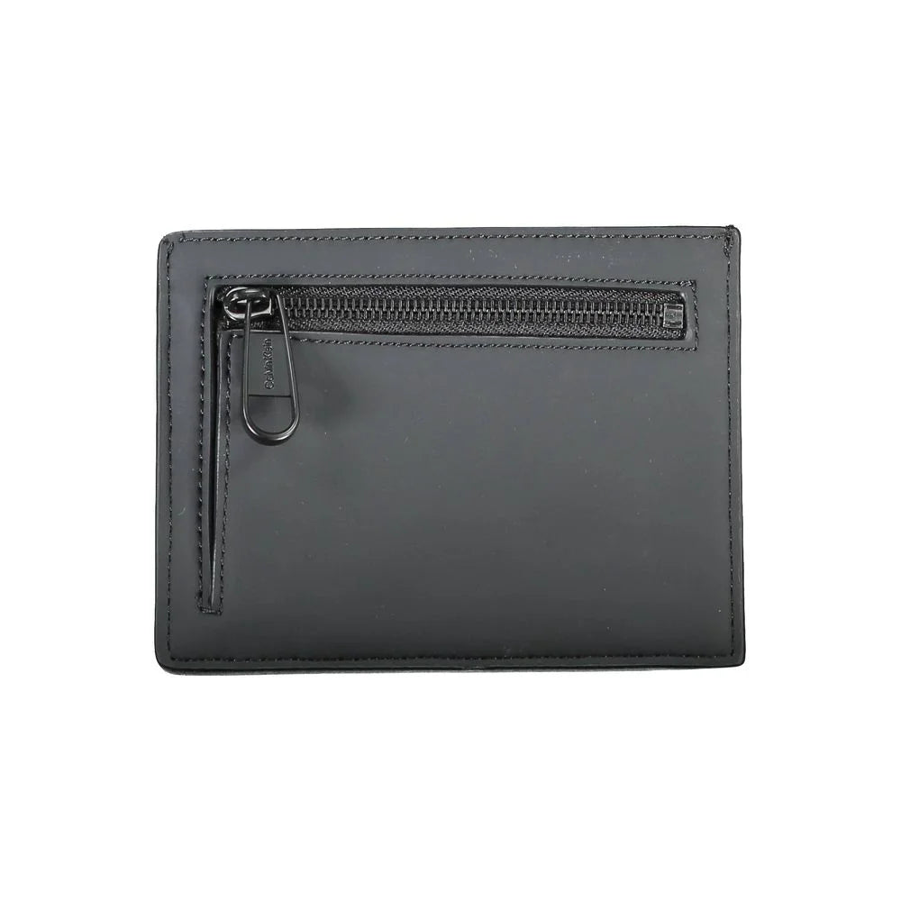 Calvin Klein Black Polyester Men Wallet - Card Cases