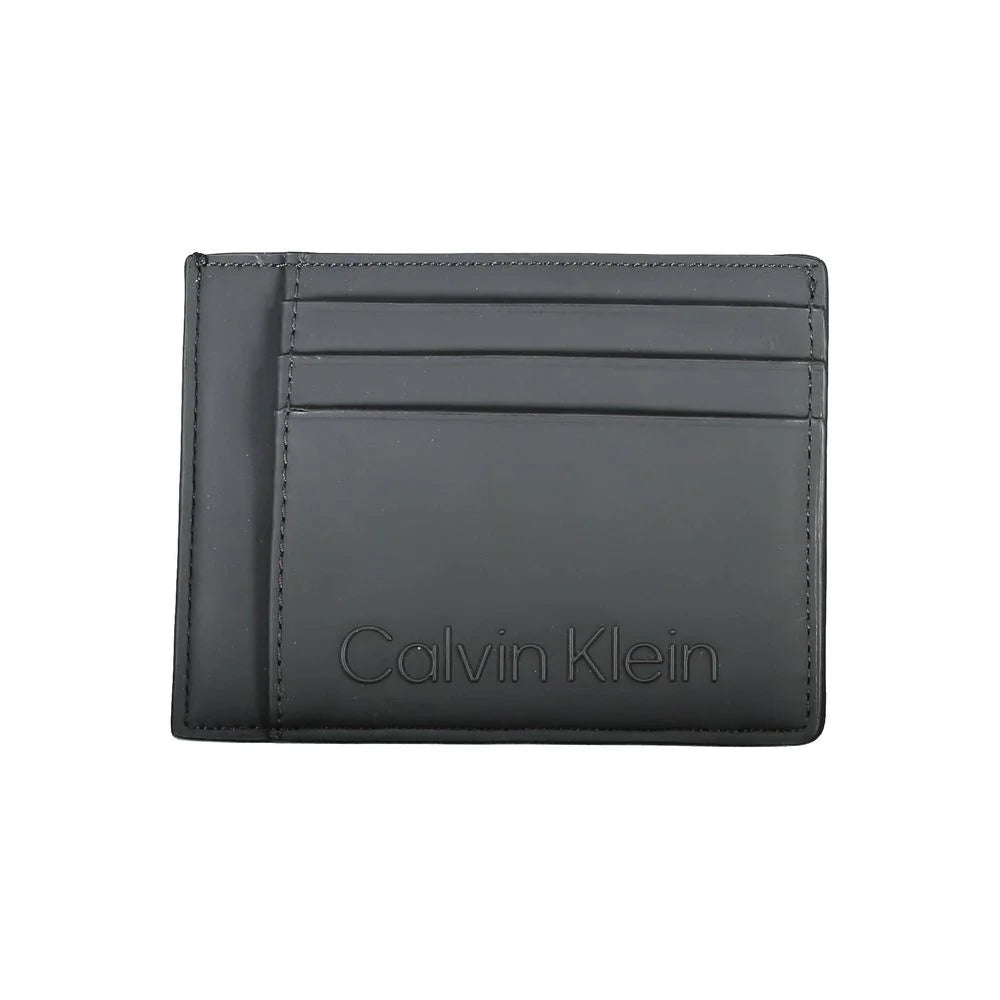 Calvin Klein Black Polyester Men Wallet - Card Cases