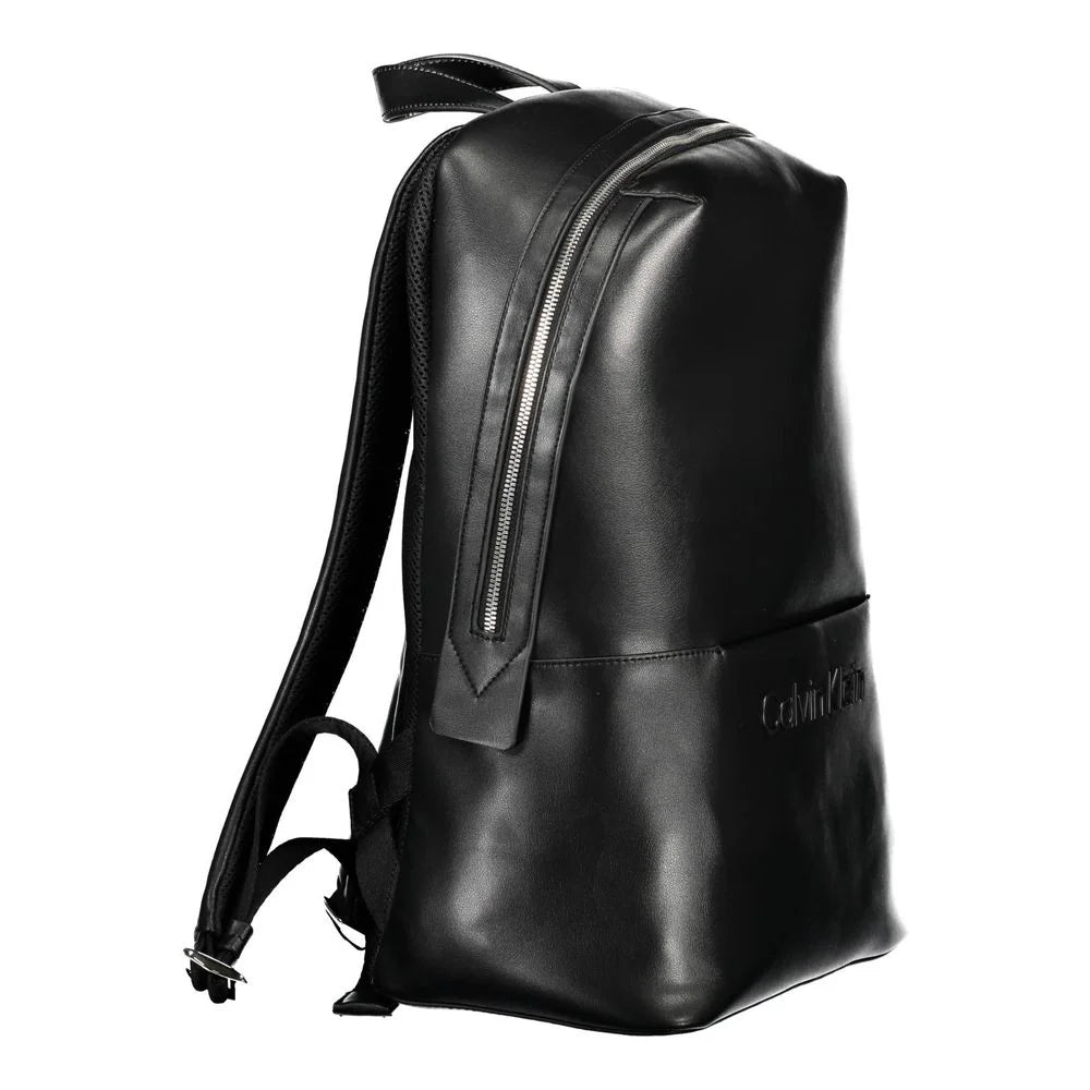Calvin Klein Black Polyester Men’s Backpack