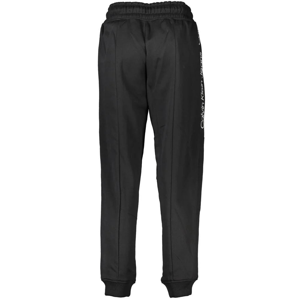Calvin Klein Black Polyester Pant - 2XS - Joggers