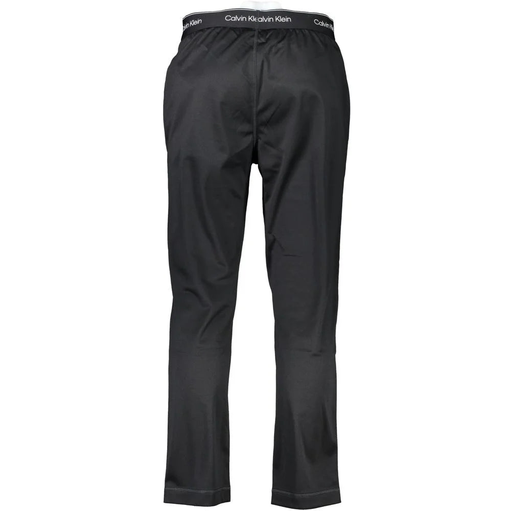 Calvin Klein Black Polyester Pant - Joggers