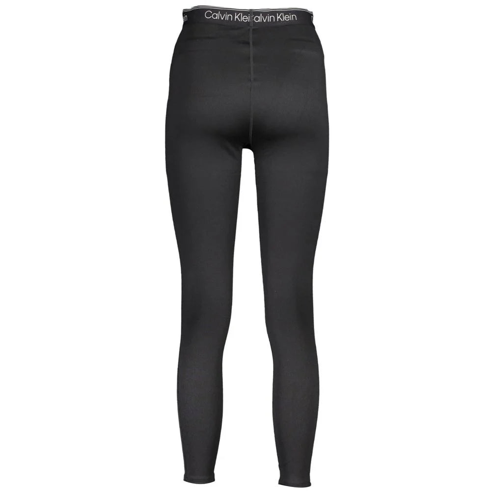 Calvin Klein Black Polyester Pant - XS