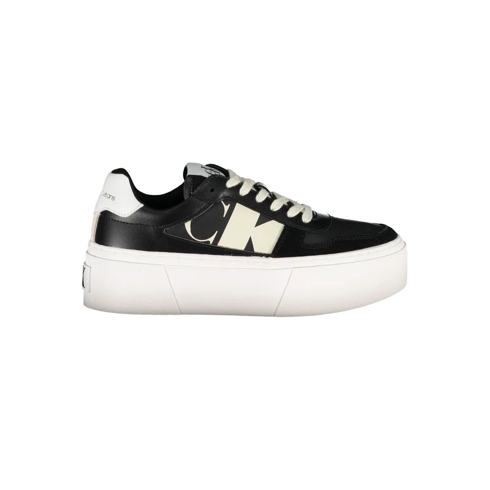 Calvin Klein Black Polyester Sneaker - EU39/US9