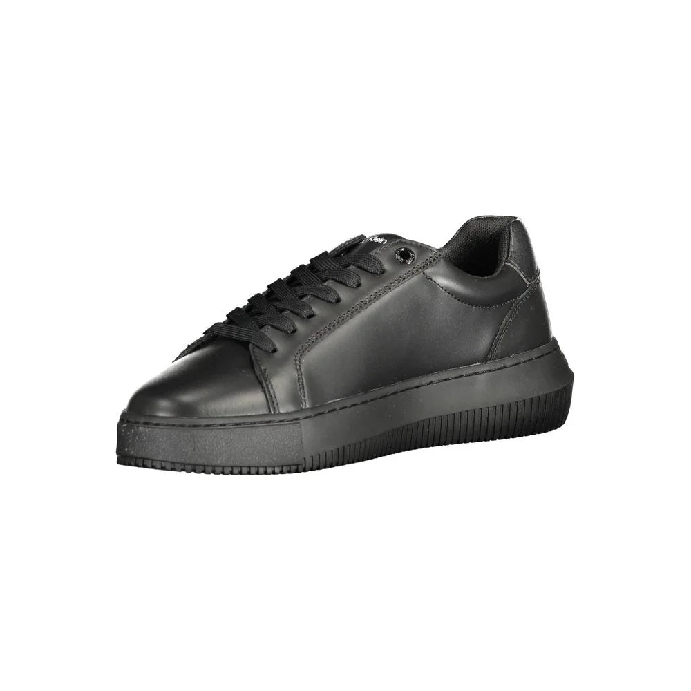 Calvin Klein Black Polyester Sneaker - EU40/US10 - Sneakers