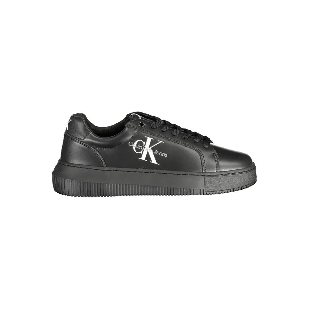 Calvin Klein Black Polyester Sneaker - EU40/US10 - Sneakers