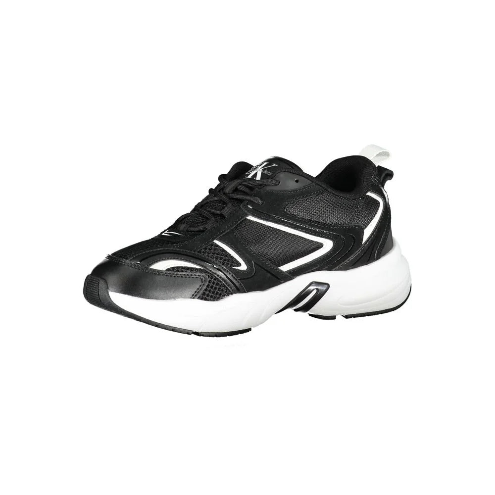 Calvin Klein Black Polyester Sneaker - EU41/US11 - Sneakers
