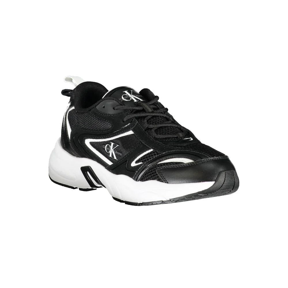 Calvin Klein Black Polyester Sneaker - EU41/US11 - Sneakers
