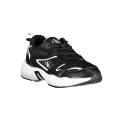 Calvin Klein Black Polyester Sneaker - EU41/US11 - Sneakers