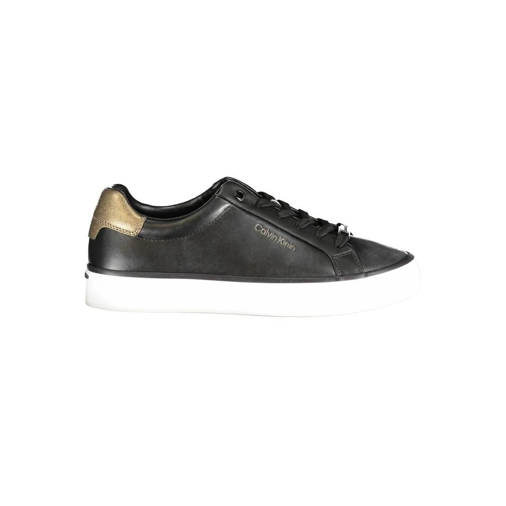 Calvin Klein Black Polyester Sneaker - Sneakers