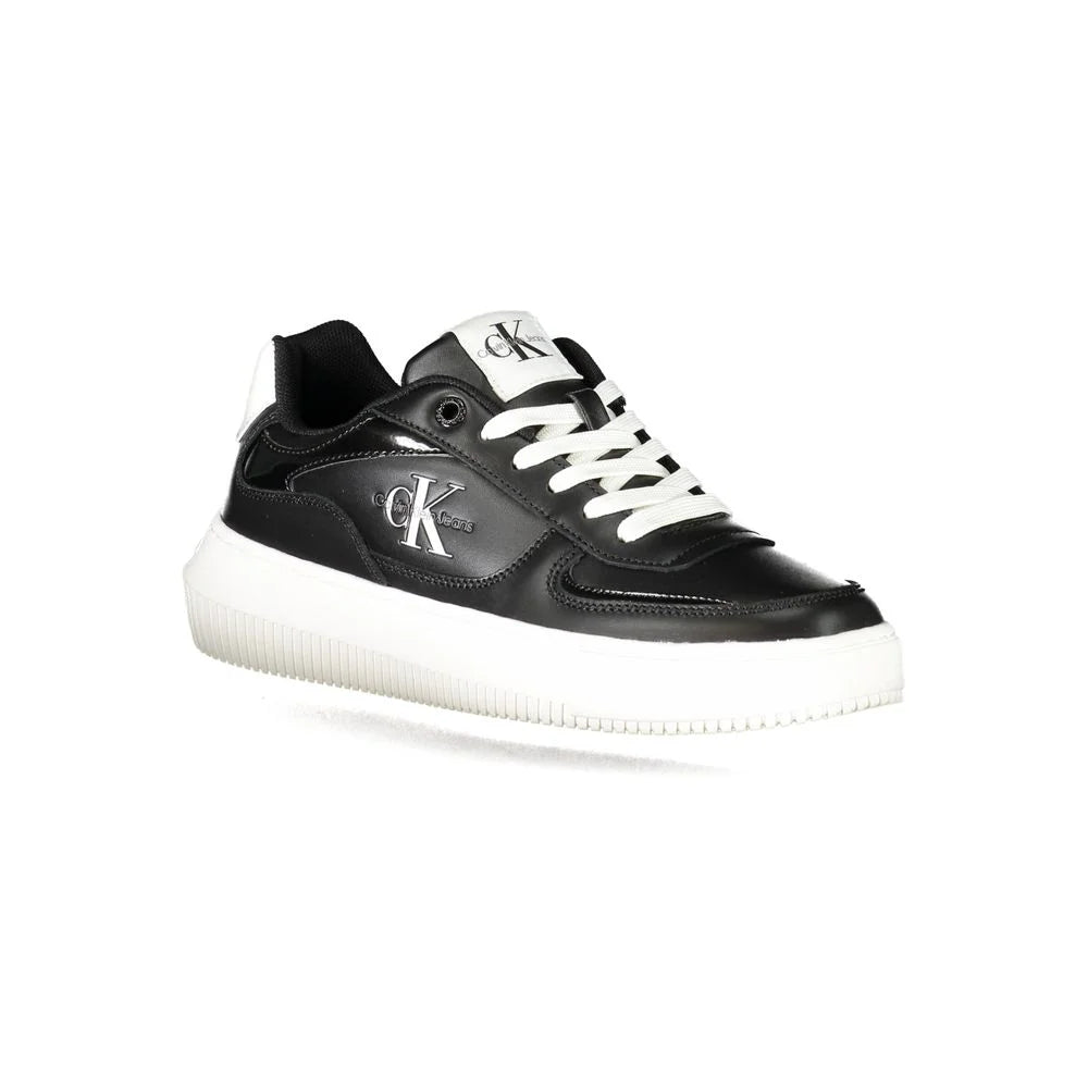 Calvin Klein Black Polyester Sneaker - Sneakers
