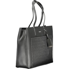 Calvin Klein Black Polyester Women Handbag - Shopper Bags