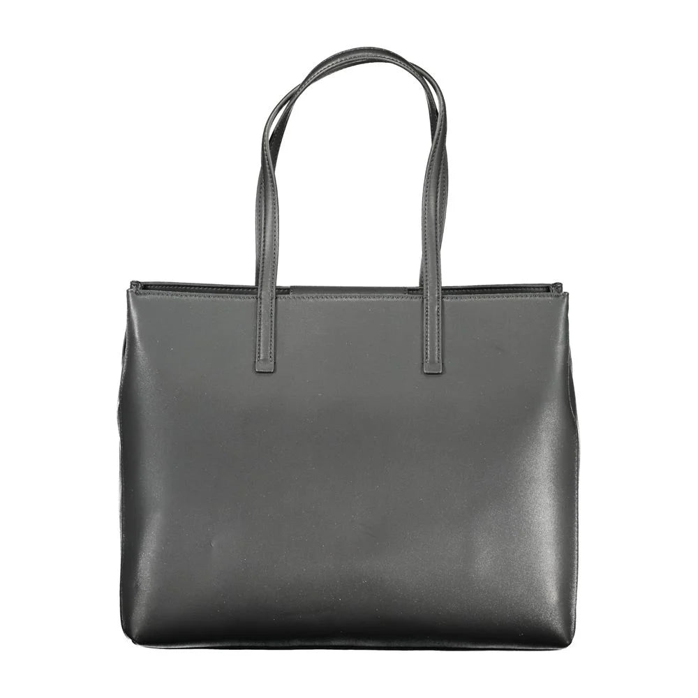 Calvin Klein Black Polyester Women Handbag - Shopper Bags