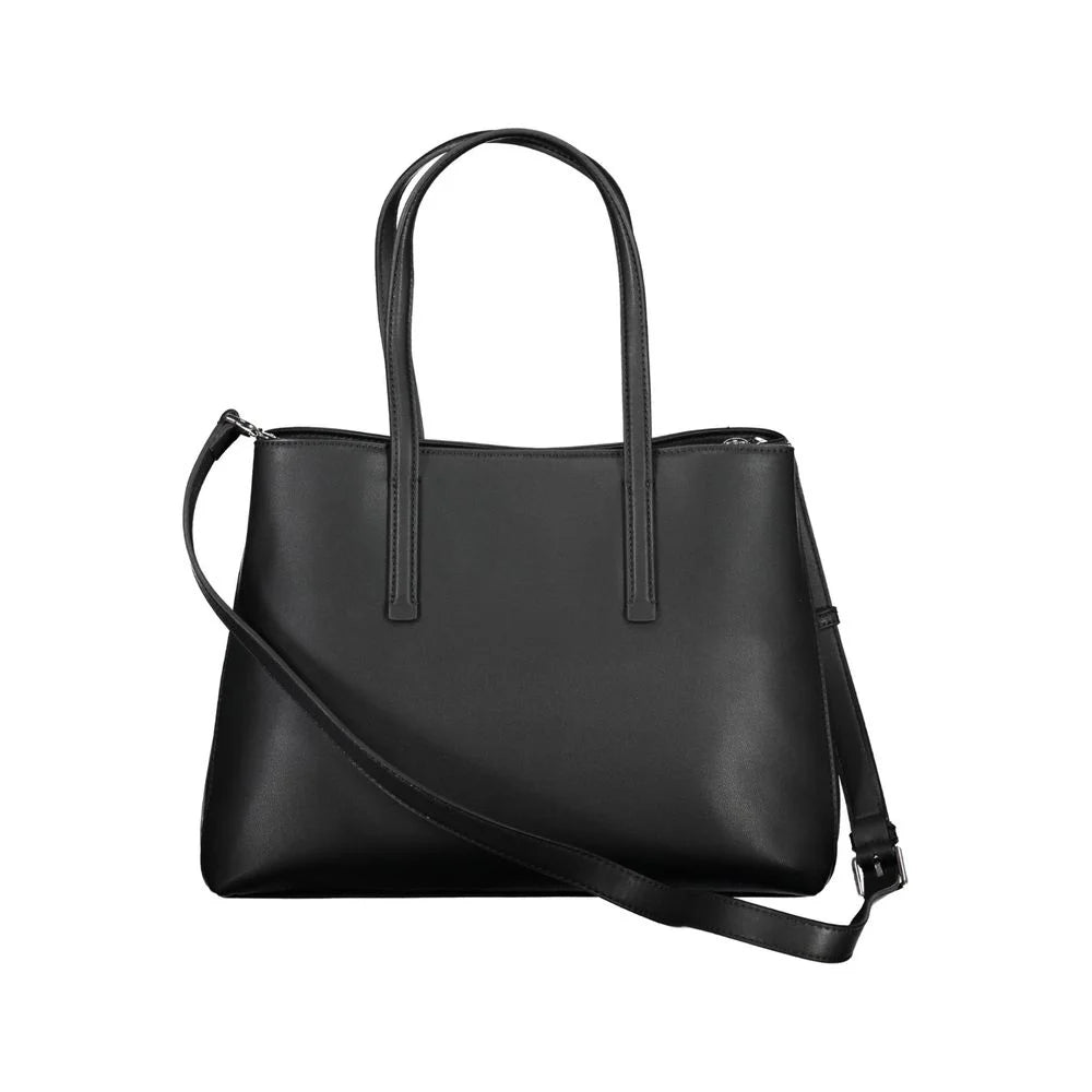 Calvin Klein Black Polyester Women Handbag - Shopper Bags