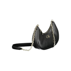 Calvin Klein Black Polyester Women Handbag - Shoulder Bags